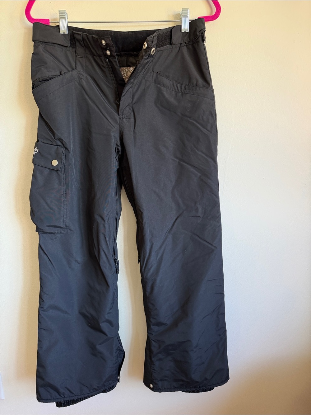 Women’s NRG Black Snow/Outdoor Pants - Water Resistant Winter Trousers